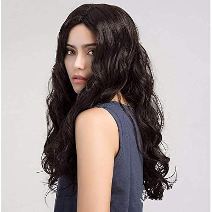 DILLARDS European And American Women's Long Hair Curly Hair Big Wave Simulation Hair Fiber Hair Full Head Cover, 2724665638757 - Image 5